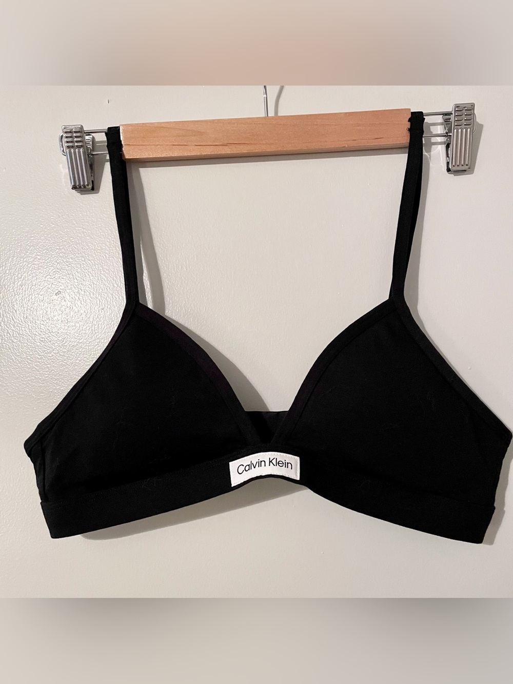 Calvin Klein Black Triangle Soft Bralette